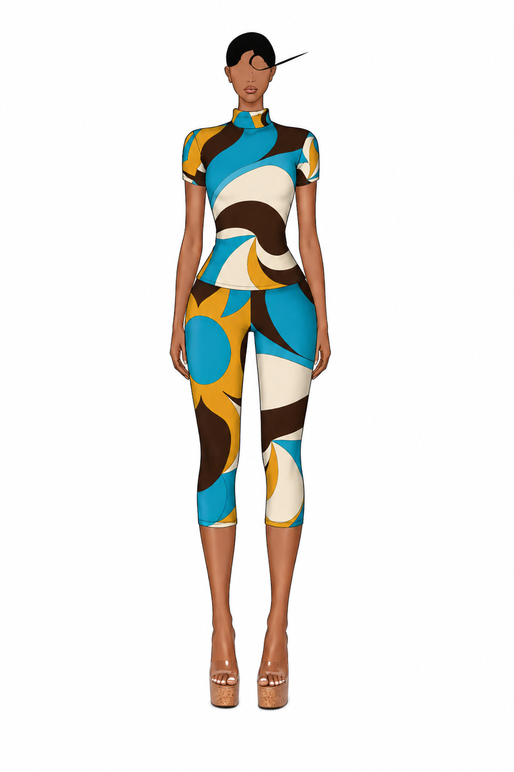 Retro Tide Capri Set