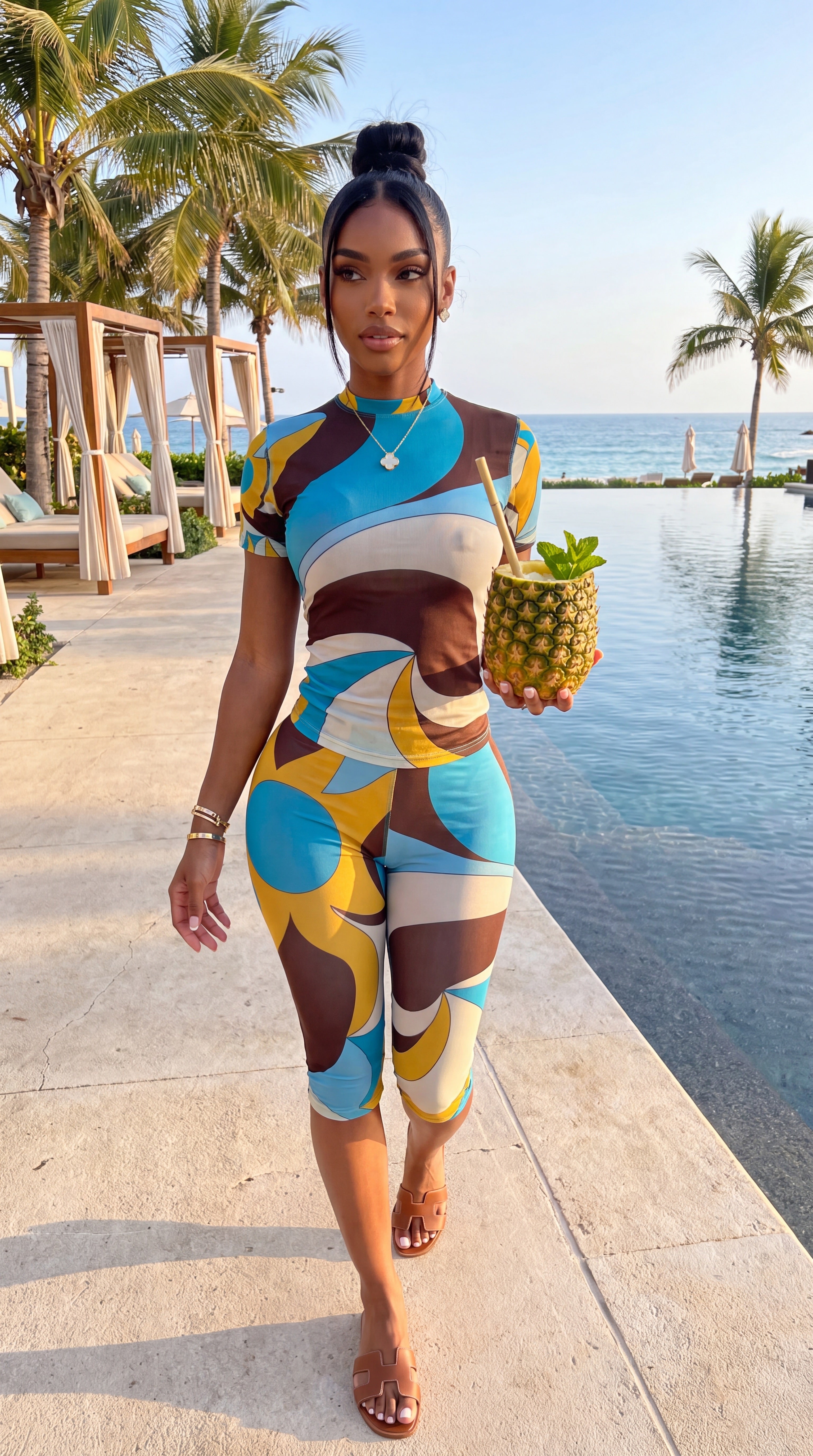 Retro Tide Capri Set