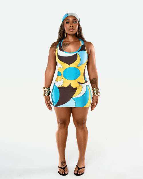 Retro Tide Mini Dress